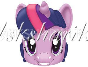 Маска My Little Pony пластик 6 шт