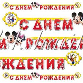 Гирлянда " Микки и Минни" 220 см