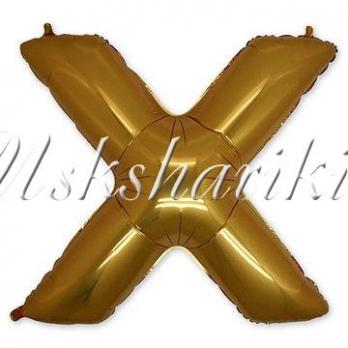 Фольгированная буква "X"