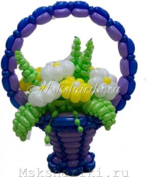 Корзина с цветами №10