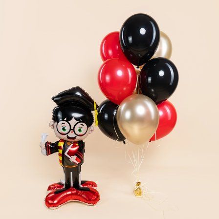 Шар 3D (46''/117 см) Фигура на подставке, Выпускник